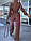 Жіночий модний брючний костюм, Жіночий костюм трійка, Жіночий костюм лляний, фото 4