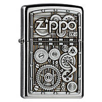 Бензиновая зажигалка Zippo Gear Wheels (2004497) TS, код: 8364291