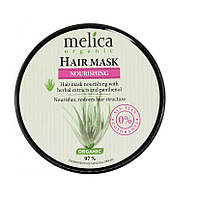 Маска для волос питательная с растительными экстрактами и пантенолом Melica Organic 350 мл TS, код: 8163714