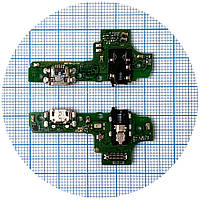 Шлейф Samsung Galaxy A10s 2019 A107 с разъемом зарядки и микрофоном - нижняя плата версия M16