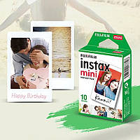 Фотопапір для камери миттєвий фотодрук Fujifilm INSTAX MINI 1 картридж 10 шт.