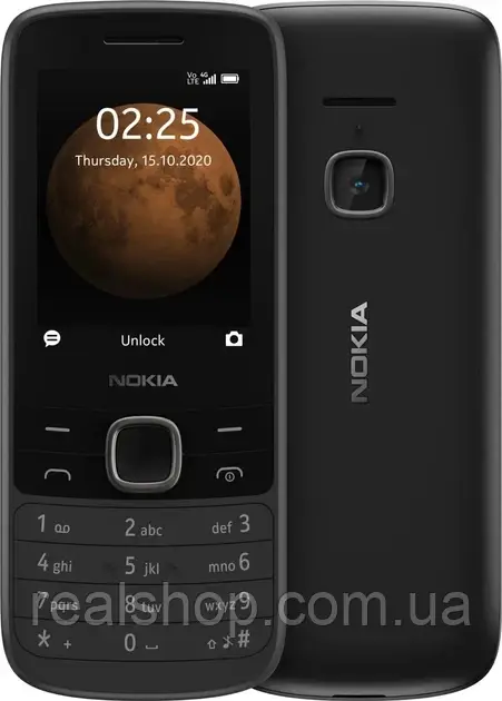 Мобильный телефон Nokia 6300 4G Dual Sim Black (Товар з вітрини магазина), фото 1