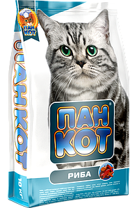 Пан Кіт Риба 10 кг Сухий повноцінний корм для кішок із вмістом морської риби