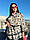 Сорочка-туніка вільного крою, подовжена сорочка з написами, Модна сорочка подовжена, фото 7