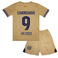 Детская футбольная форма LEWANDOWSKI 9 Барселона 22/23 Nike Away 135-145 см (set3312_117026)