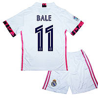 Детская футбольная форма BALE 11 Реал Мадрид 2020-2021 Adidas Home 125-135 см (set3040_102993)