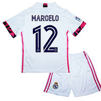 Детская футбольная форма MARCELO 12 Реал Мадрид 2020-2021 Adidas Home 125-135 см (set3040_102986)
