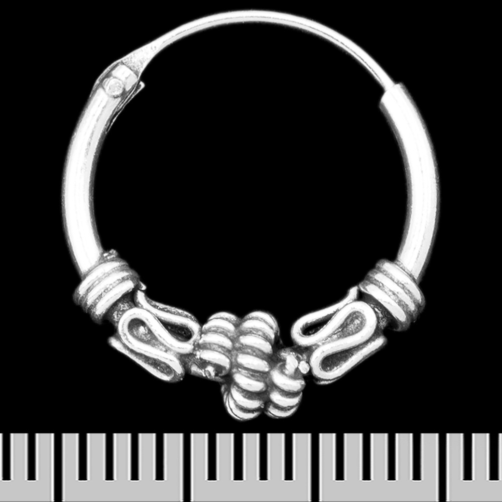 Сережка, кільце з візерунком (eas-196)
