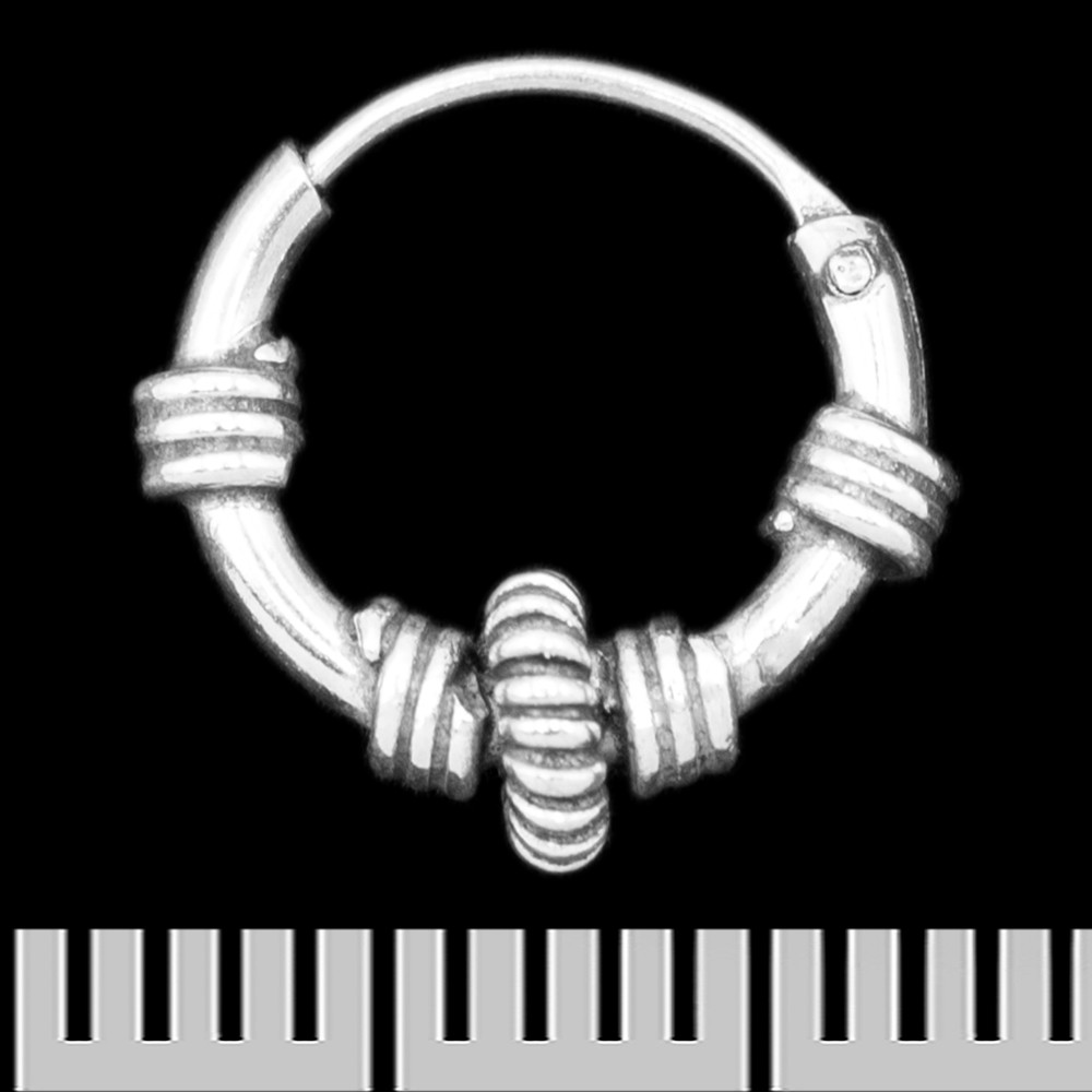 Сережка, кільце з візерунком (eas-192)