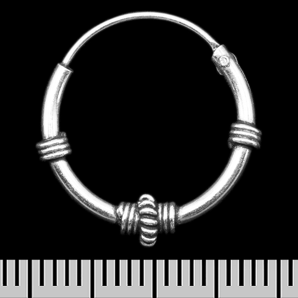 Сережка, кільце з візерунком (eas-129)