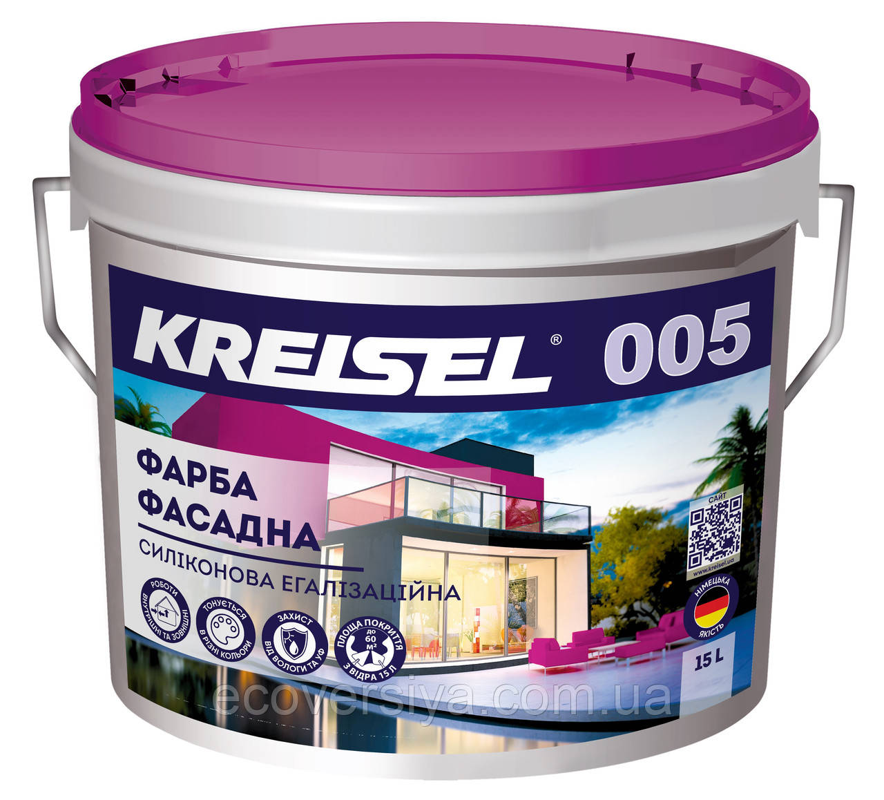Фарба фасадна силіконова егалізаційна KREISEL 005