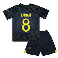 Детская футбольная форма FABIAN 8 ПСЖ 2023-2024 Jordan Limited 145-155 см (set3400_117816)