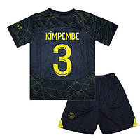 Детская футбольная форма KIMPEMBE 3 ПСЖ 2023-2024 Jordan Limited 145-155 см (set3400_117821)