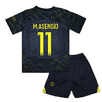 Детская футбольная форма M.ASENSIO 11 ПСЖ 2023-2024 Jordan Limited 145-155 см (set3400_117834)