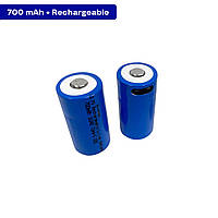 Акумуляторна батарея літієва CR123A/16340 700mAh з роз'ємом TYPE-C 3.7V Lithium