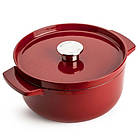 Каструля чавунна з кришкою KitchenAid 22см, 3,3л червона (CC006057-001)