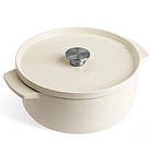 Каструля чавунна з кришкою KitchenAid 26см, 5,2л мигдальний крем (CC006059-001)