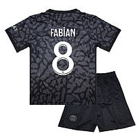 Детская футбольная форма FABIAN 8 ПСЖ Jordan 2023-2024 Third 125-135 см (set3456_120335)