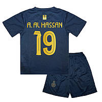 Дитяча футбольна форма A. AL HASSAN 19 Аль-Наср 2024 Away 125-135 см (set3457_120574)