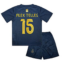 Детская футбольная форма ALEX TELLES 15 Аль-Наср 2024 Away 125-135 см (set3457_120587)