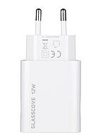 Мережевий зарядний пристрій Glasscove 2 USB 2.4 A 12W TC-012A (00552)