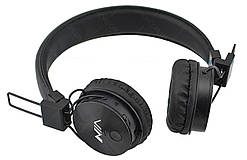 Бездротові Bluetooth-стерео навушники NIA X3 з МР3 і FM чорний (4362)