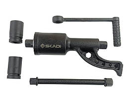 Ключ балонний (редукторний) з підсилювачем моменту, що крутить, на підшипнику 310 мм, 1:69 SKADI