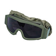 Тактические очки маска E-Tac WT-12 + сменные линзы (1 очки и 3 линзы) «H-s»