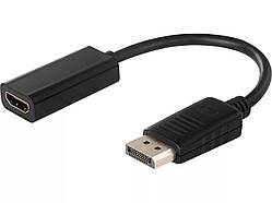 Адаптер адаптера Displayport - HDMI Black (6927)