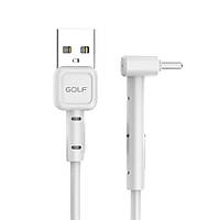 Кабель Golf USB - Type C GC-69 3A 1 метр White (90748) «H-s»