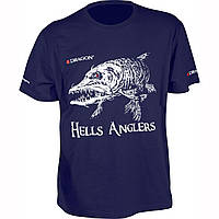 Футболка DRAGON "Hells Anglers (ЩУКА) Navy L