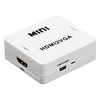 Конвертер видеосигнала HDMI to VGA + аудио переходник (4272) «H-s»