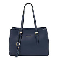 Кожаная сумка тоут TL142037 Tuscany (Темно-синий) Form