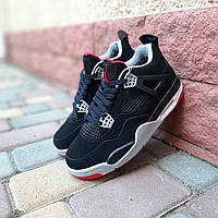 Air Jordan 4 Retro PSG Paris Saint Germain Чорні з червоним 36 кроссовки и кеды хорошее качество хорошее