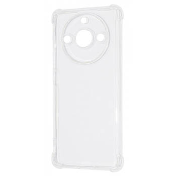 Чохол WXD Силікон 0.8 mm Realme 11 Pro+ Прозорий