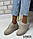 Кросівки жіночі з натуральної шкіри, кросівки жіночі чорні, білі жіночі кросівки на високій підошві, фото 4