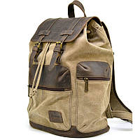 Вместительный рюкзак из парусины и кожи RSc-0010-4lx от бренда TARWA ESTET
