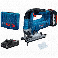 Лобзик аккумуляторный Bosch Professional GST 185-LI с акб GBA 18В 4.0 Ah и з/у GAL 18V-40 в кейсе