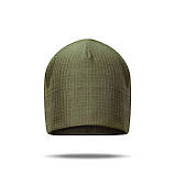 Флісова шапка підшоломник FrostWrap Rip-Stop. Олива. S/M, фото 3