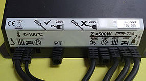Автоматика для твердотопливного котла Inter Electronics IE-72 v2 PID (на 2 насоса і 1 вентилятор), фото 4