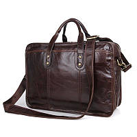 Практичная сумка для мужчин из натуральной кожи бренда John McDee 7345C Form