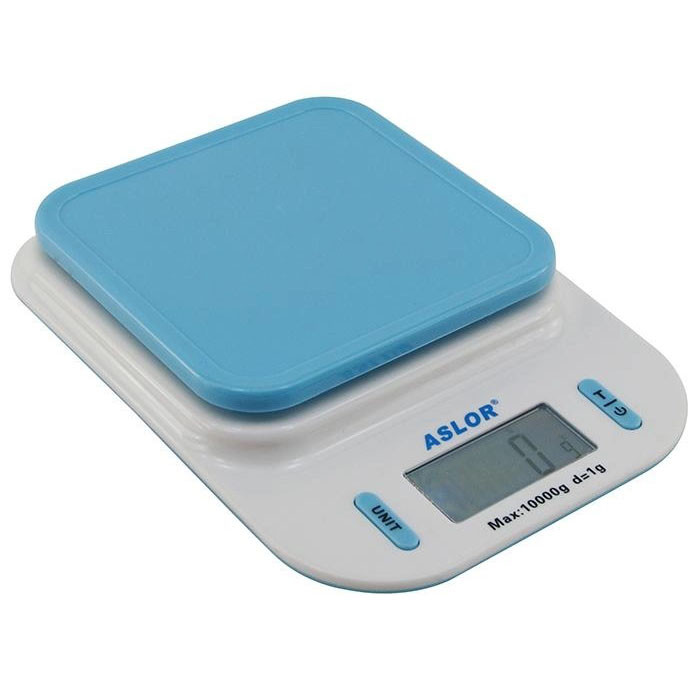 Ваги кухонні 109, 2 кг (0.1 г), термометр. GJ-153 Колір: блакитний