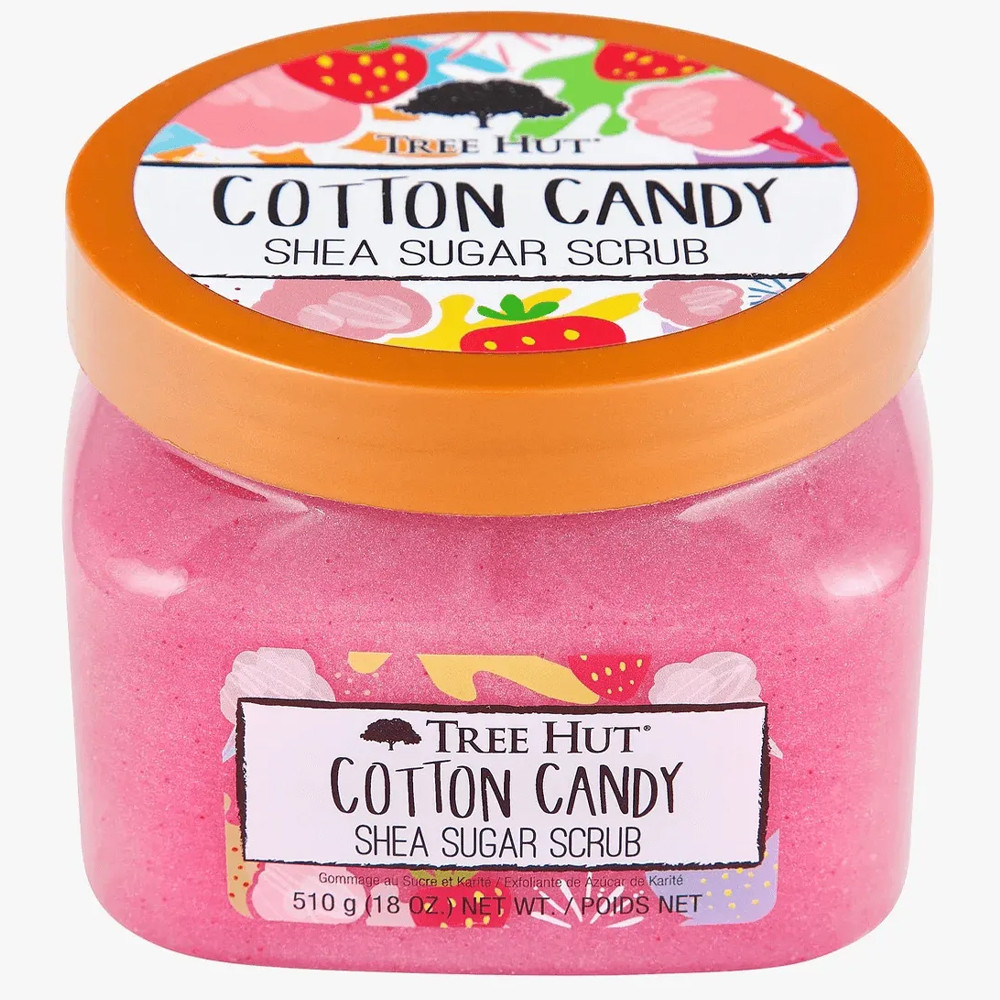 Скраб для тіла цукровий Cotton Candy Sugar Scrub TREE HUT 510 гр