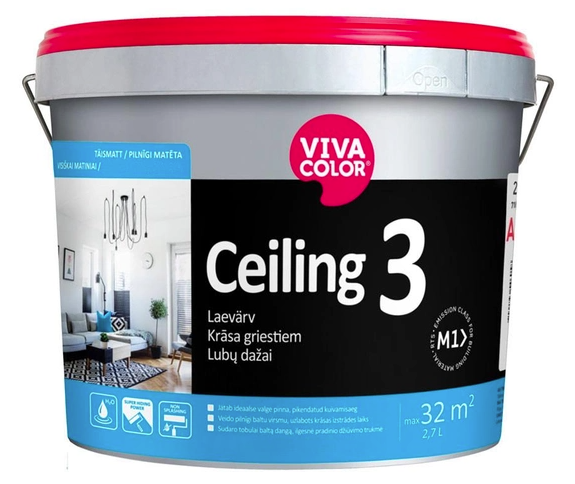 Фарба для стель Ceiling 3 9л