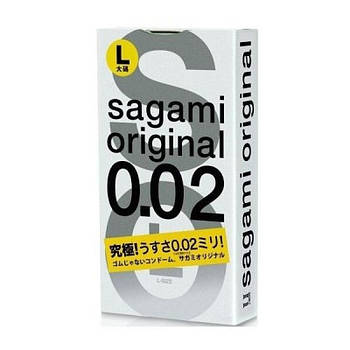 Презервативи Sagami Original 0.02 L-size, 4 шт.