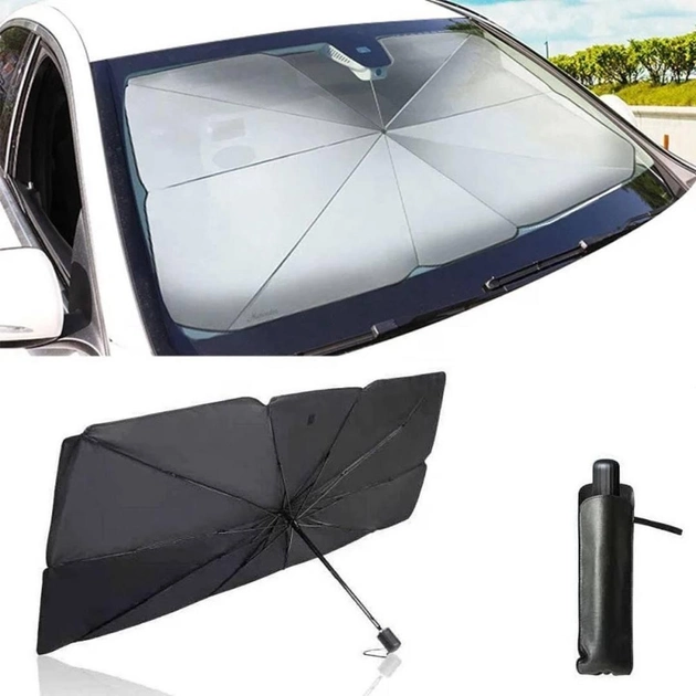 Сонцезахисна шторка для лобового скла автомобіля Захисний козирок від сонця Сонцезахисна парасолька для авто