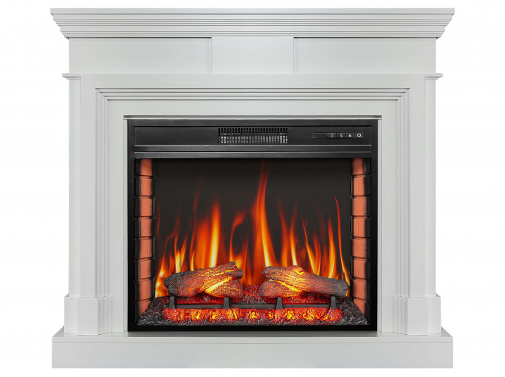 Камінокомплект ArtiFlame Stamford AF28S білий (113 х 98 х 33 см) зі звуком