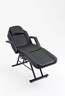 Косметологічне крісло кушетка чорного кольору