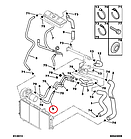 Патрубок теплообмінника нижній Fiat Ducato 230, Peugeot Boxer, Citroen Jumper (1994-2002) 2.5/2.8, 1317R6, фото 4