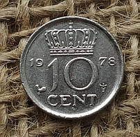 10 центiв 1978 року. Нiдерланди